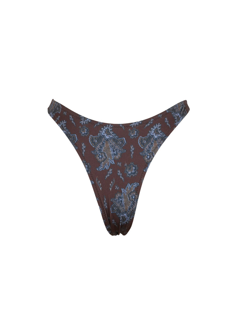 'Madison Ave' High Cut Thong Bottoms