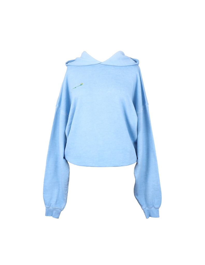 'Washed Blue' Pullover Hoodie
