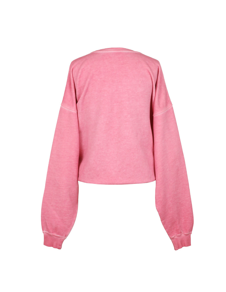 'Washed Pink' Heavy Classic Crewneck