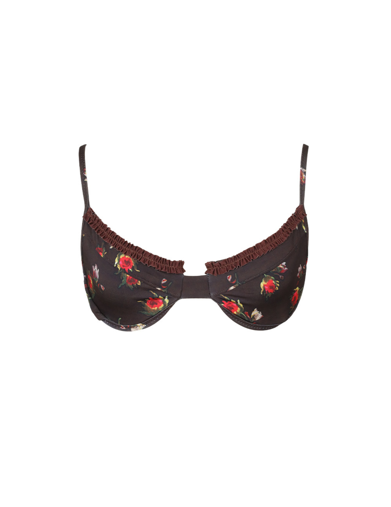 'Hudson St' Ruffled Up Underwire Top