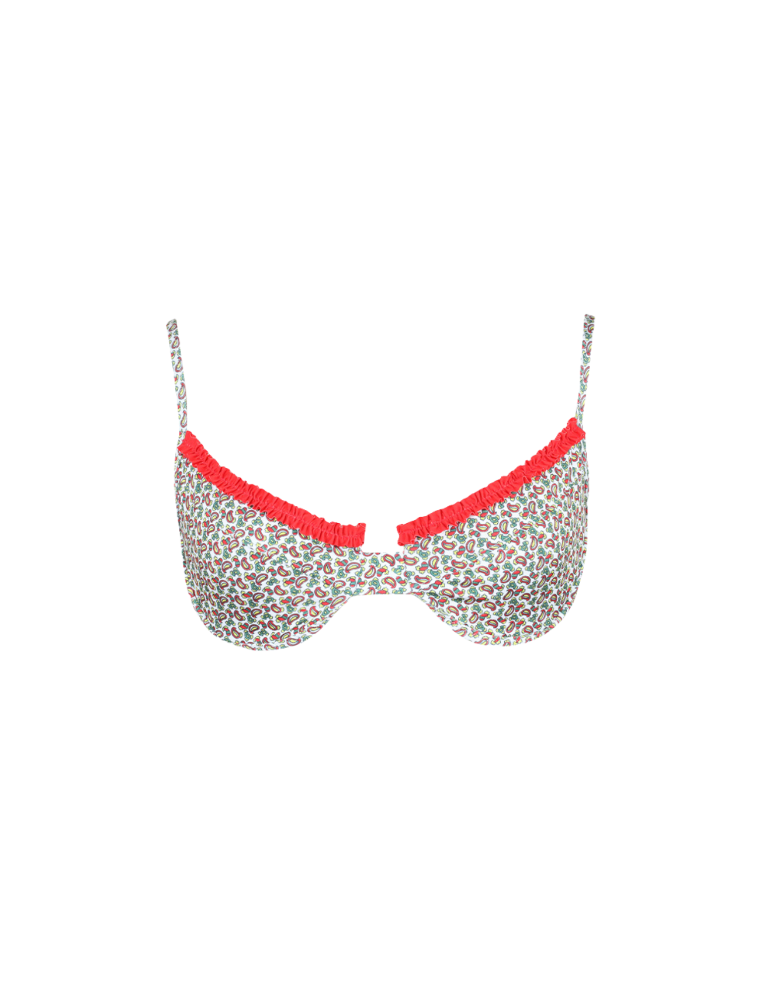 'Bayard St' Ruffled Up Underwire Top