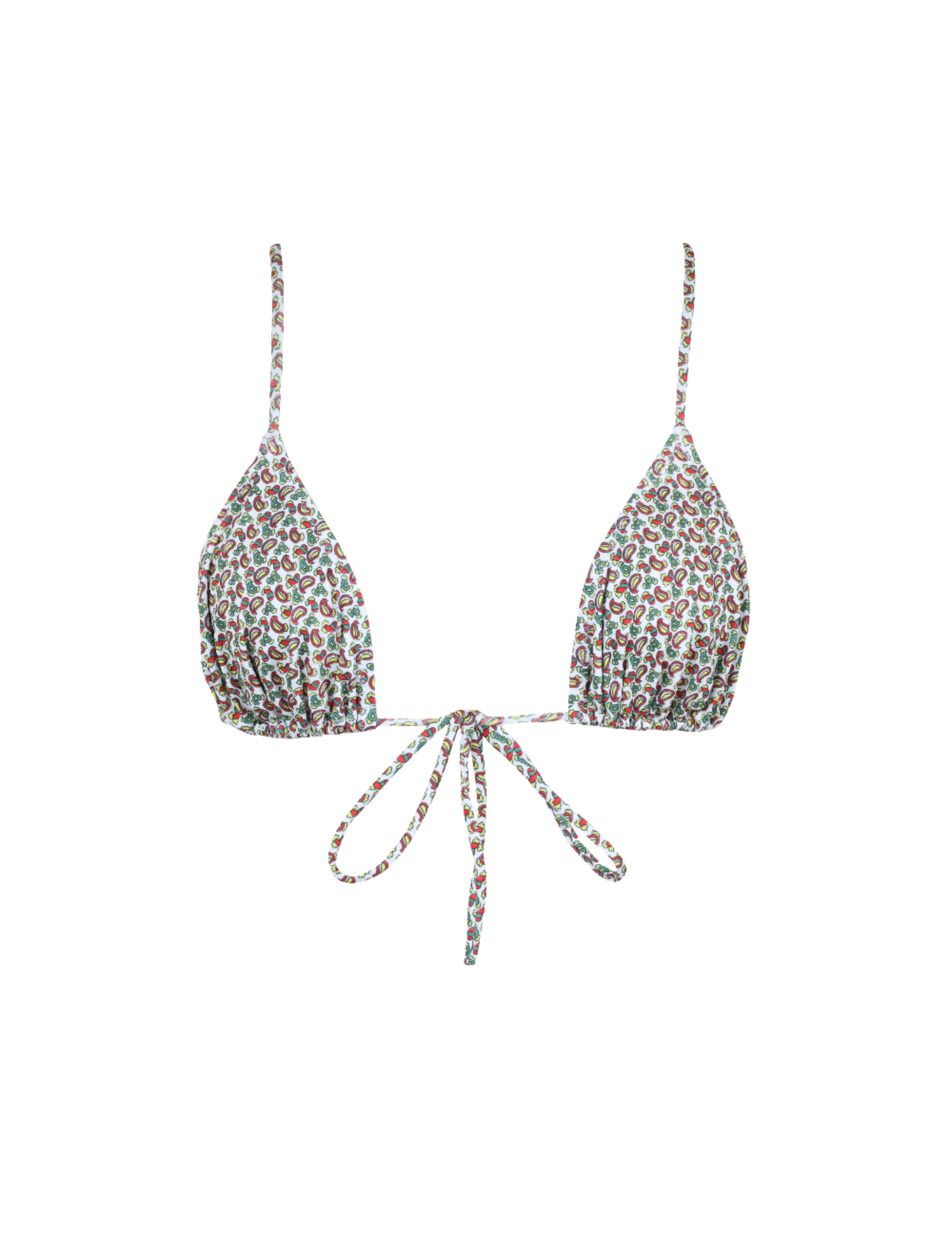 'Bayard St' Triangle Front Tie Top