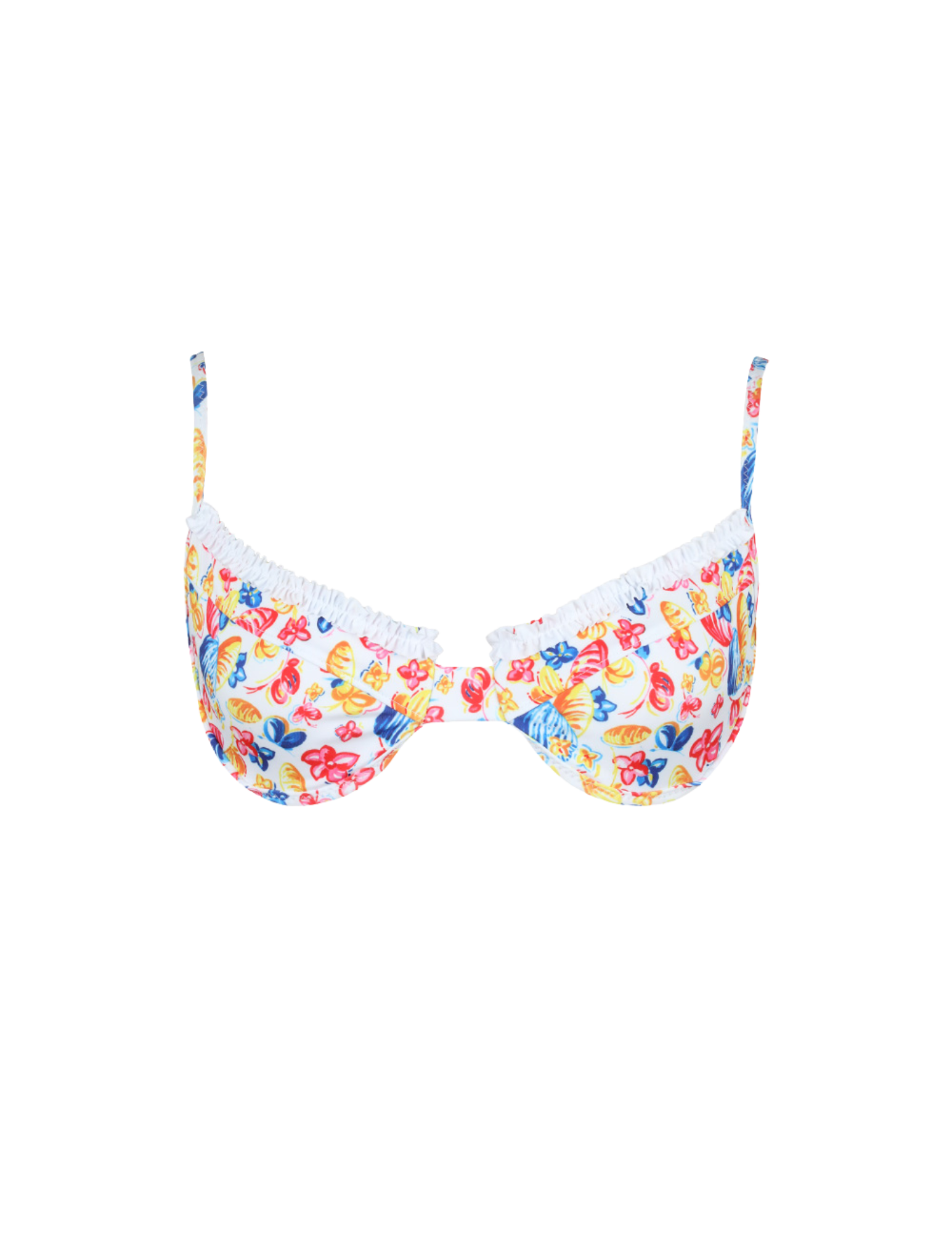 'Coney Island' Ruffled Up Underwire Top