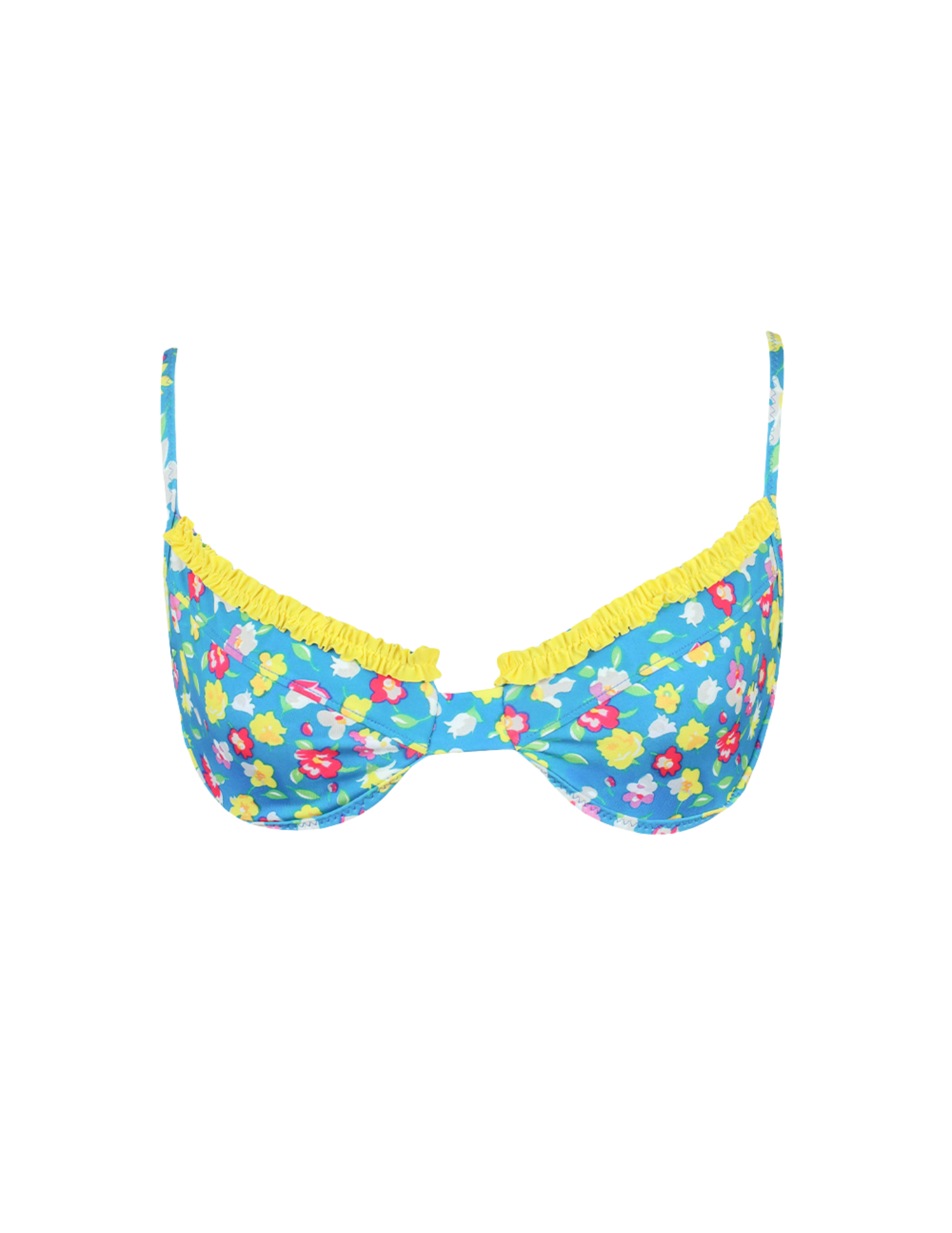 'Mercer St' Ruffled Up Underwire Top