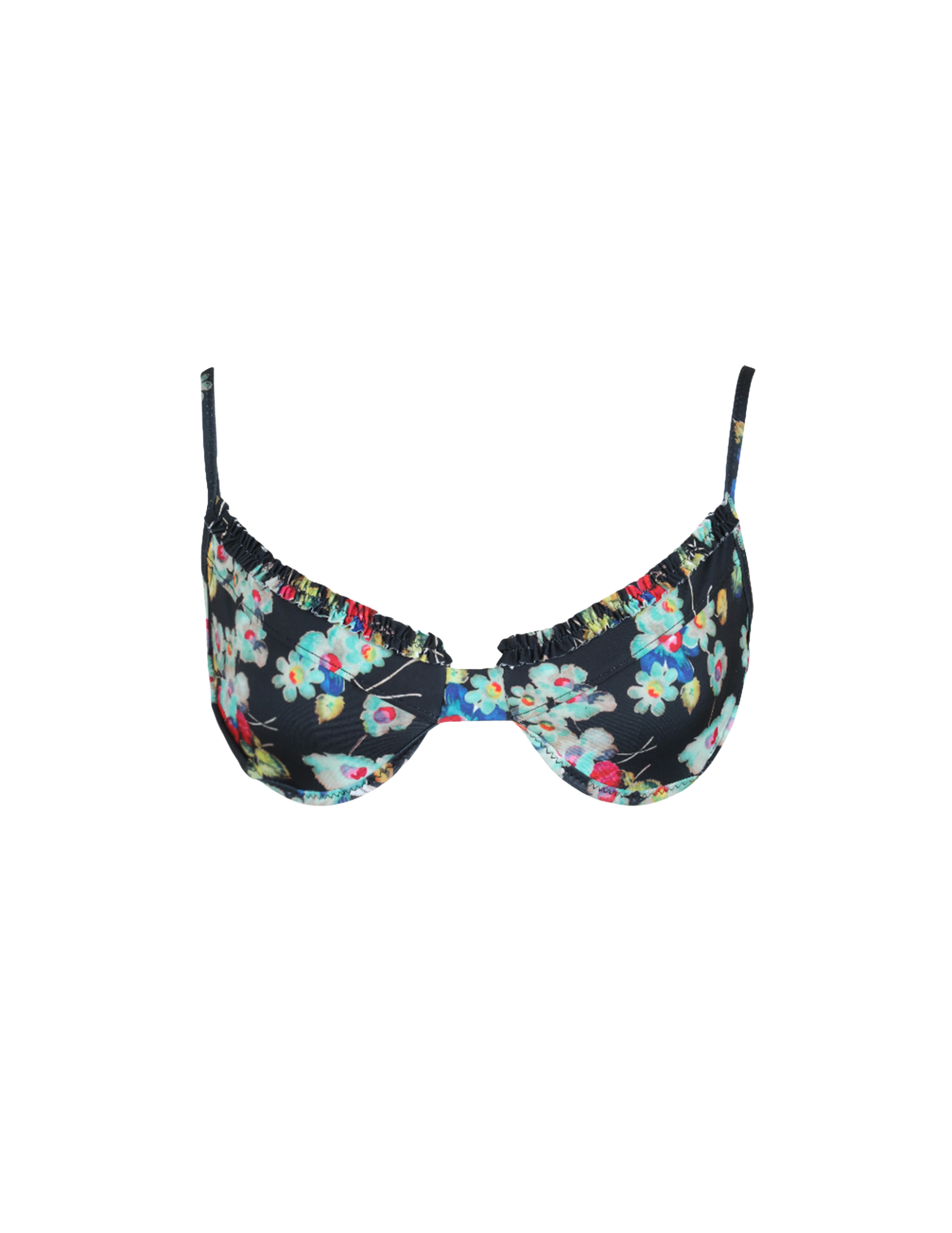 'Avenue C' Ruffled Up Underwire Top