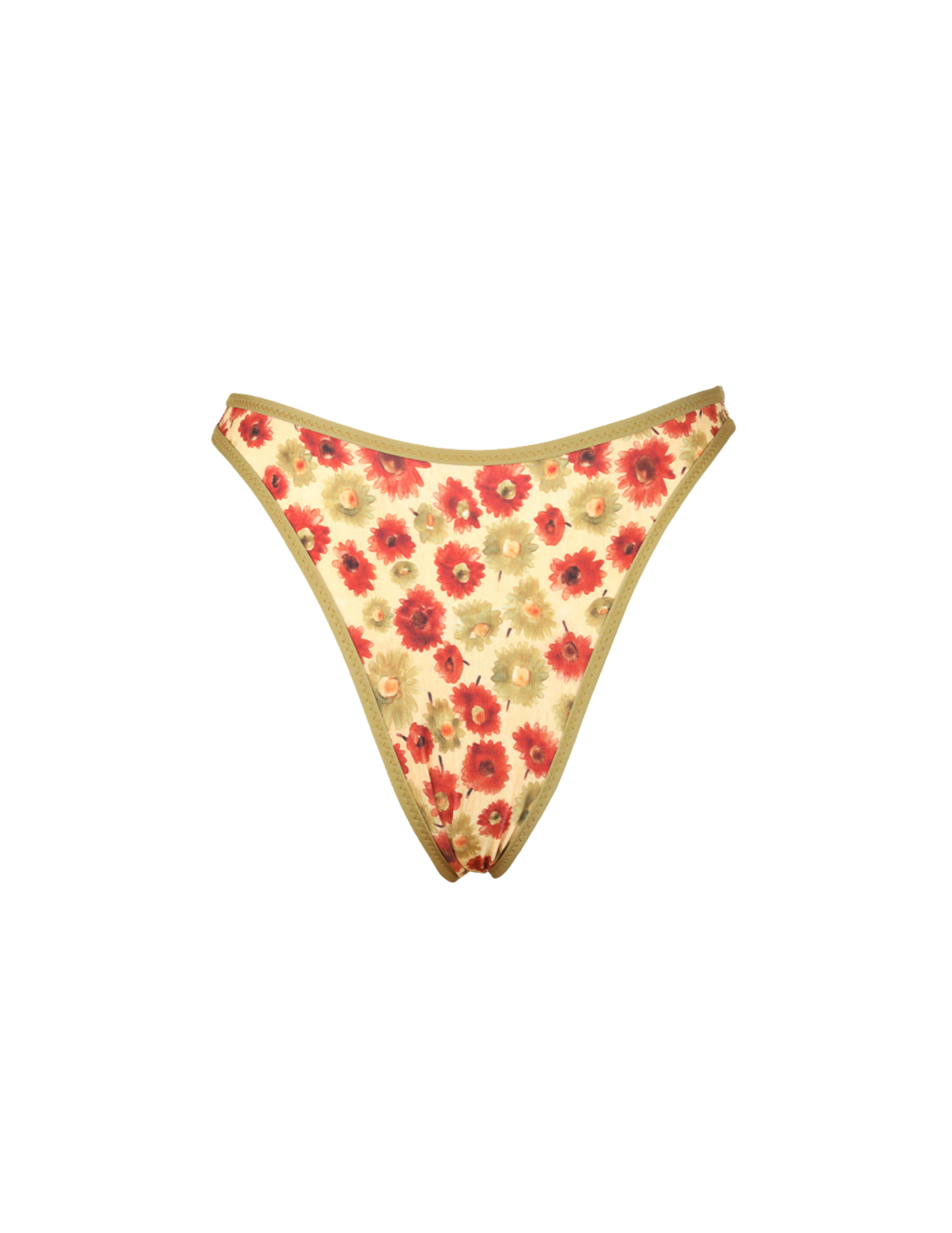 'Little Canal' High Cut Full Bottoms