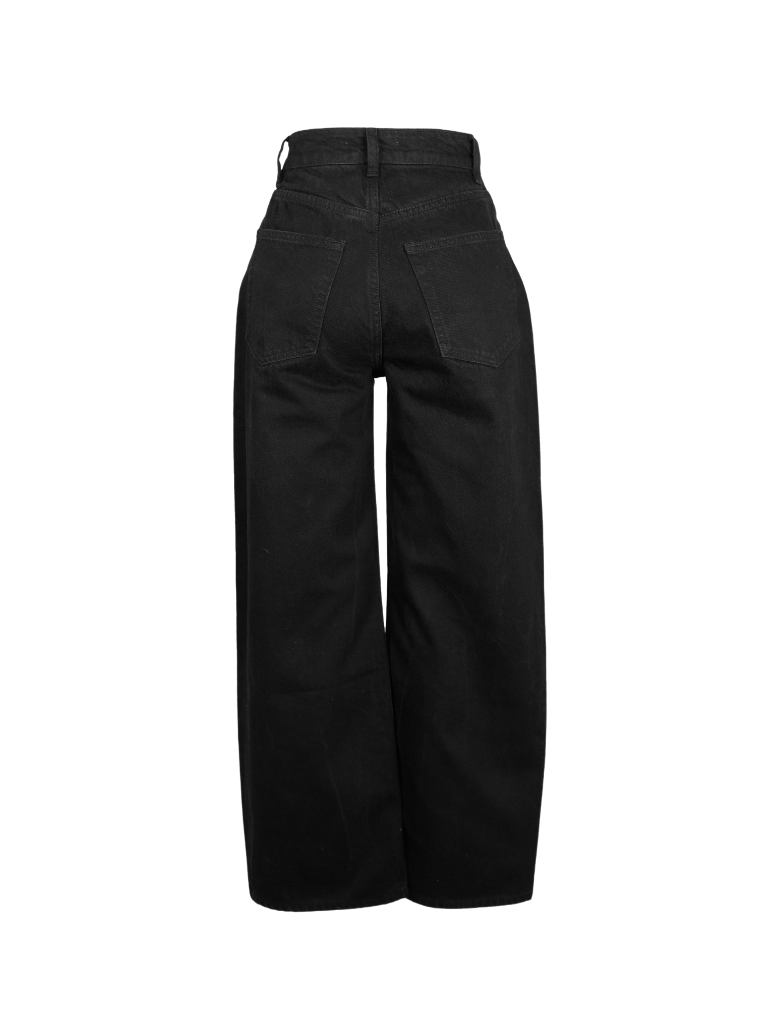 Moonstruck, Worn In Black Denim Baggy Leg