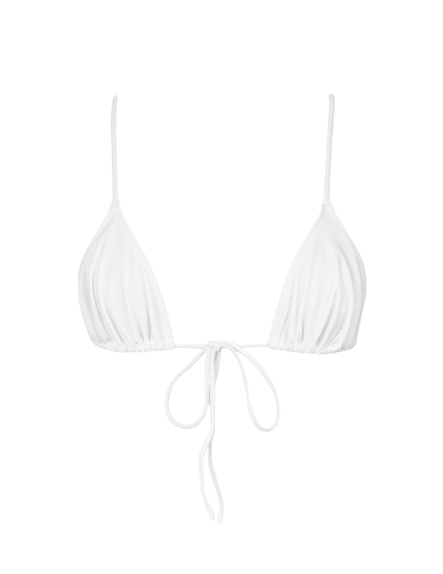 'Runaway Bride' Triangle Front Tie Top