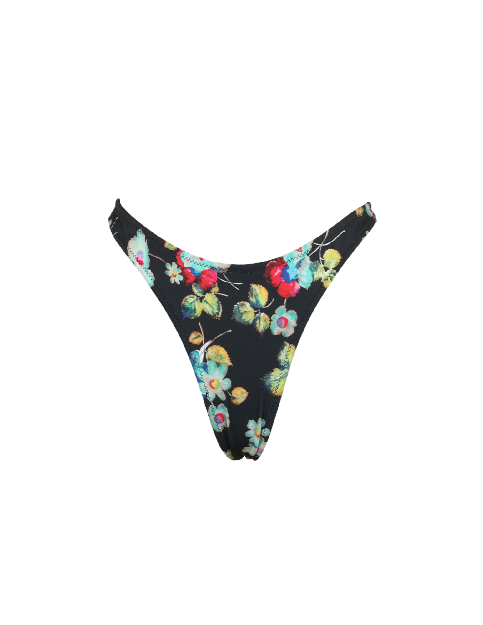 'Avenue C' High Cut Thong Bottoms