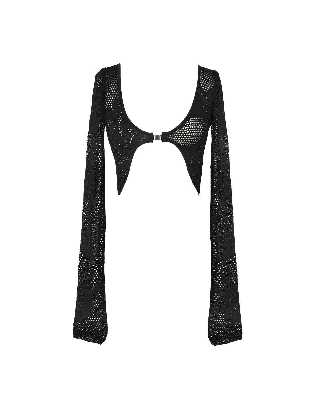 'Black' Roses Knit Cardigan
