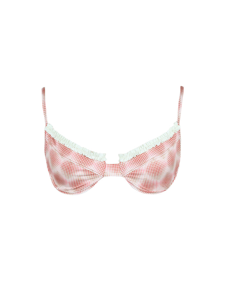 'Bowery' Ruffled Up Underwire Top