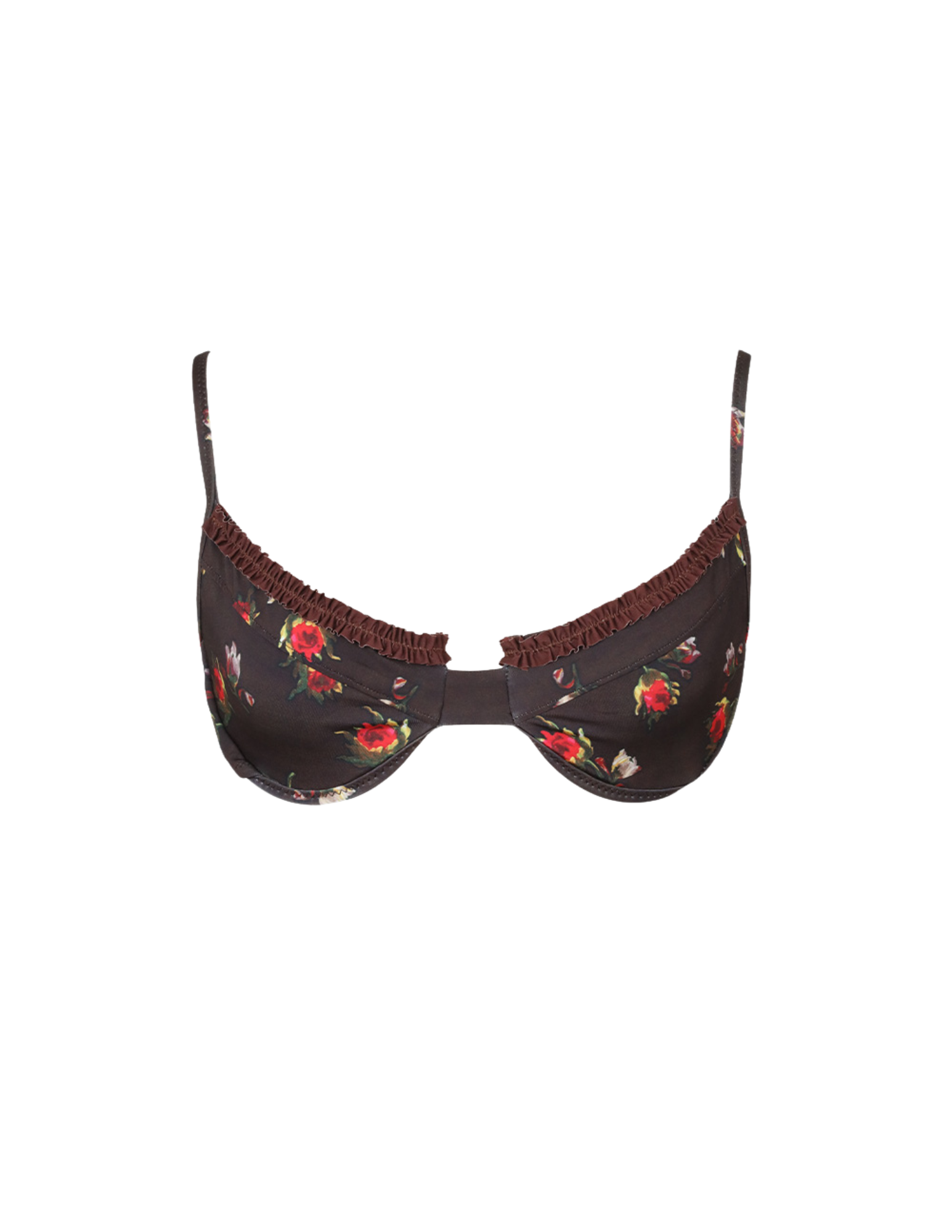'Hudson St' Ruffled Up Underwire Top