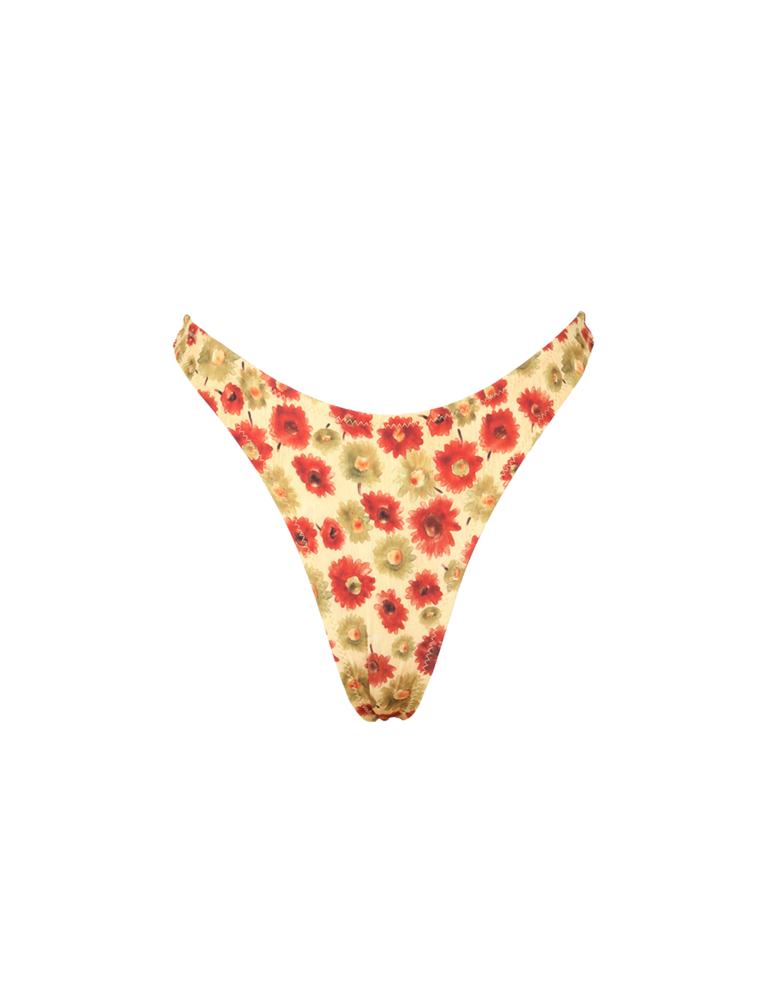'Little Canal' High Cut Thong Bottoms