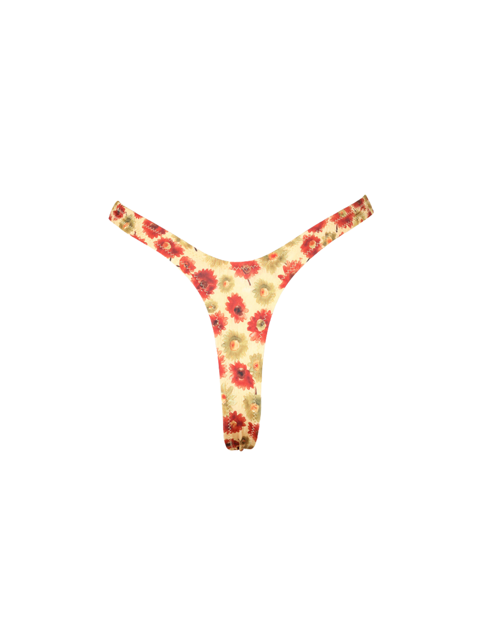 'Little Canal' High Cut Thong Bottoms