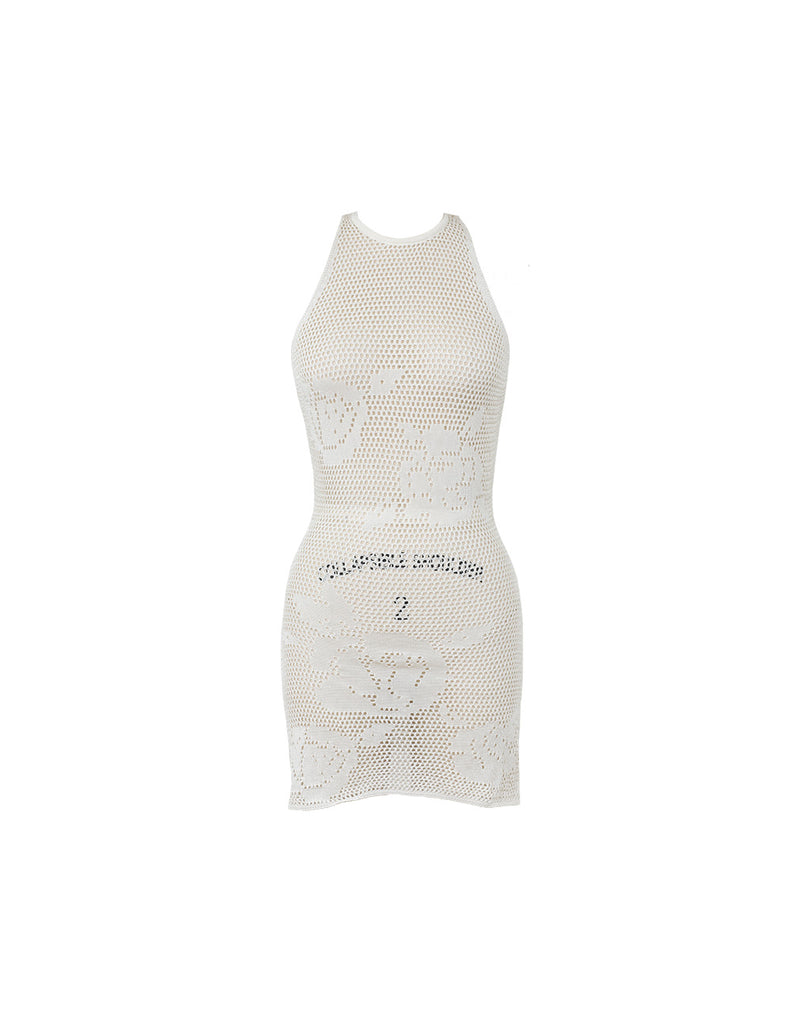 'Off White' Rich Baby Daddy Knit Dress