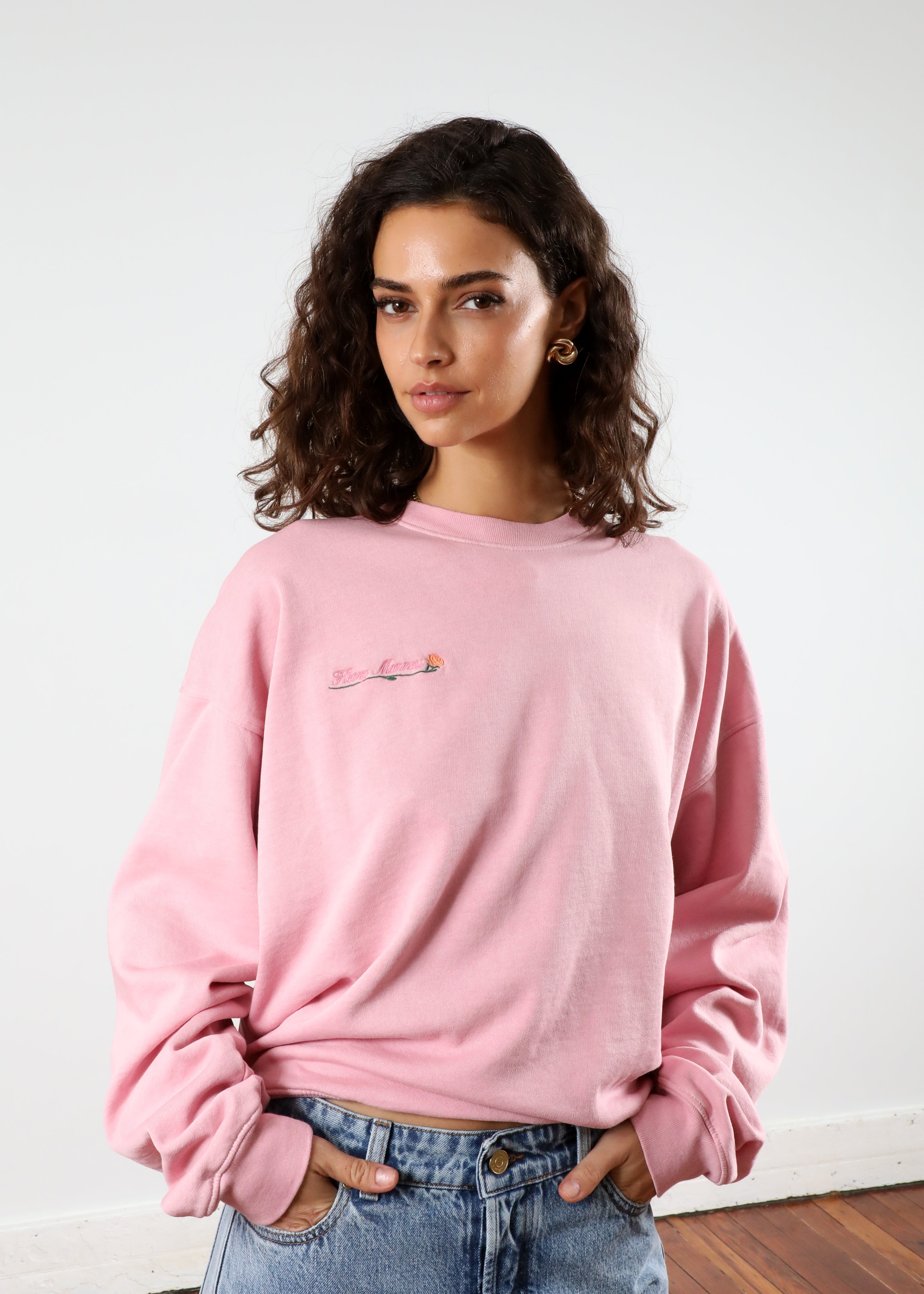 Washed Pink' Heavy Classic Crewneck – Heavy Manners