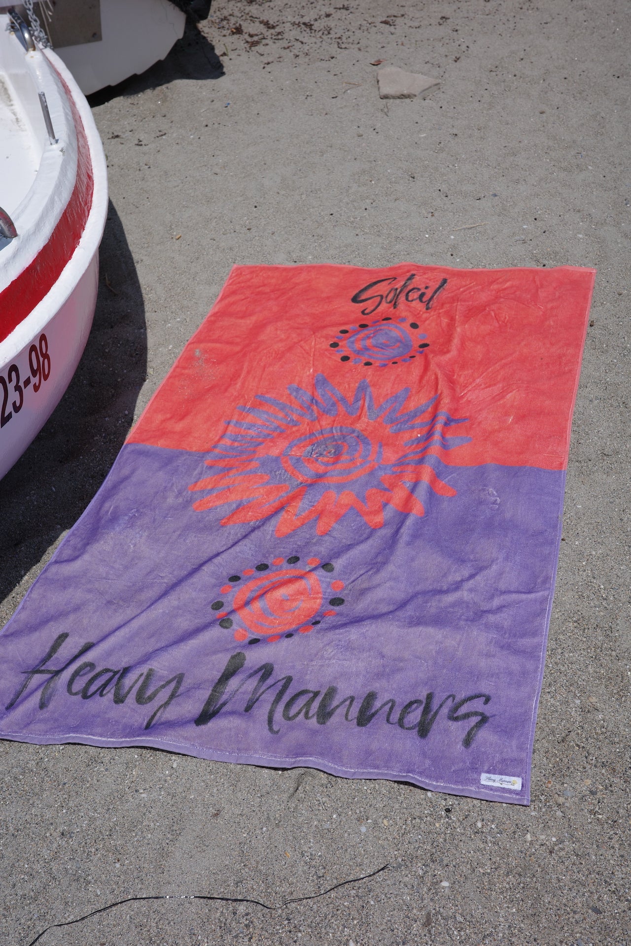 'Soleil Purple' The Honeymooners Towel 2.0