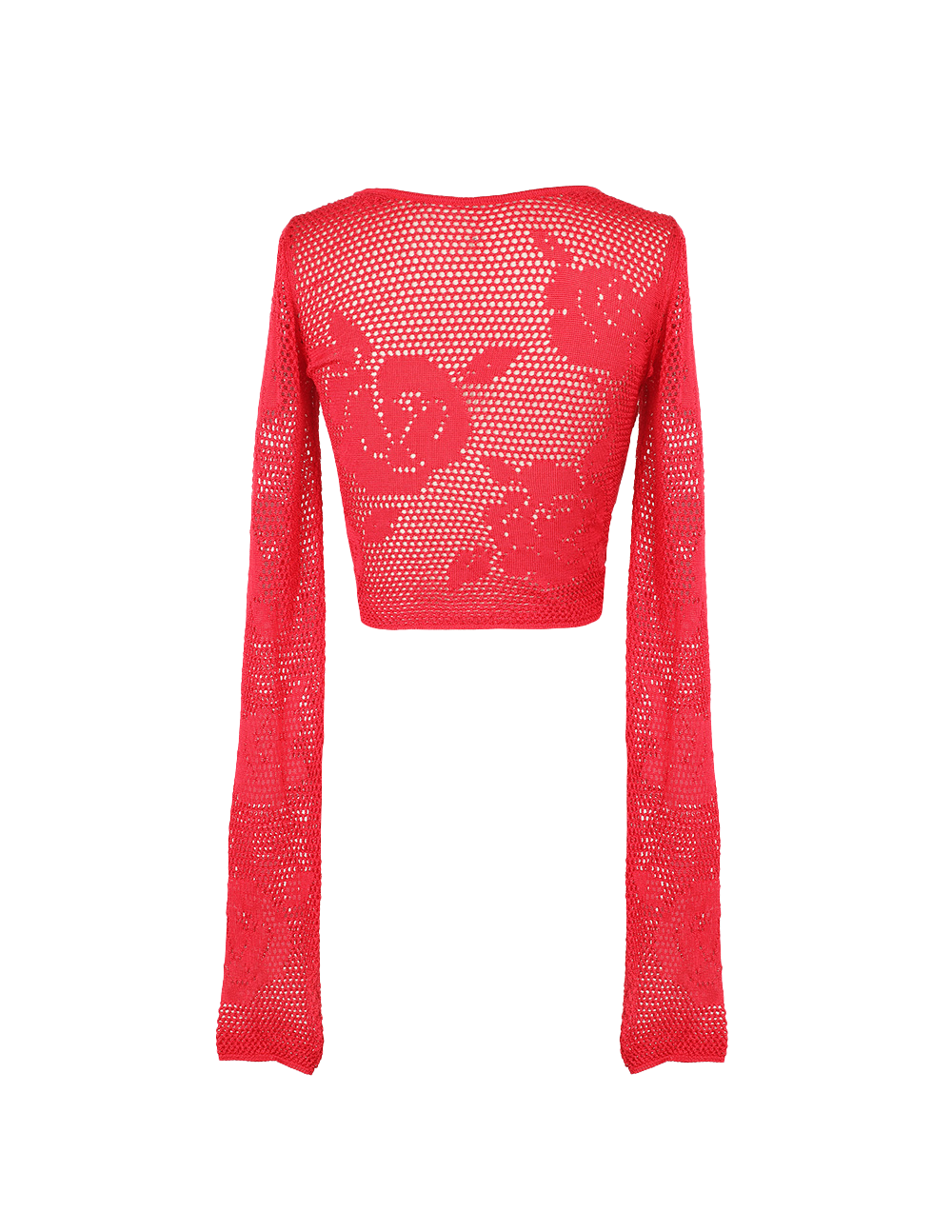 'Red' Roses Knit Cardigan