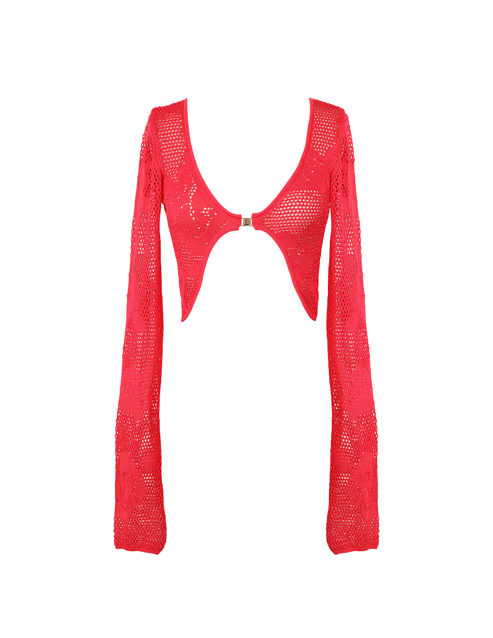 'Red' Roses Knit Cardigan