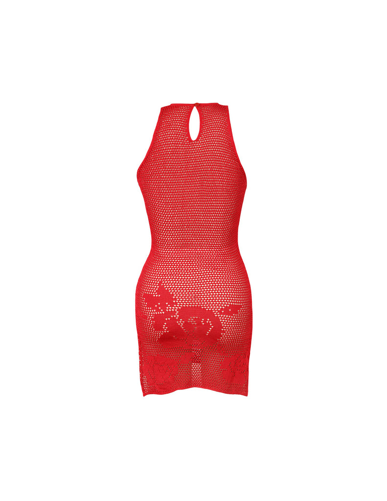 'Red' Rich Baby Daddy Knit Dress