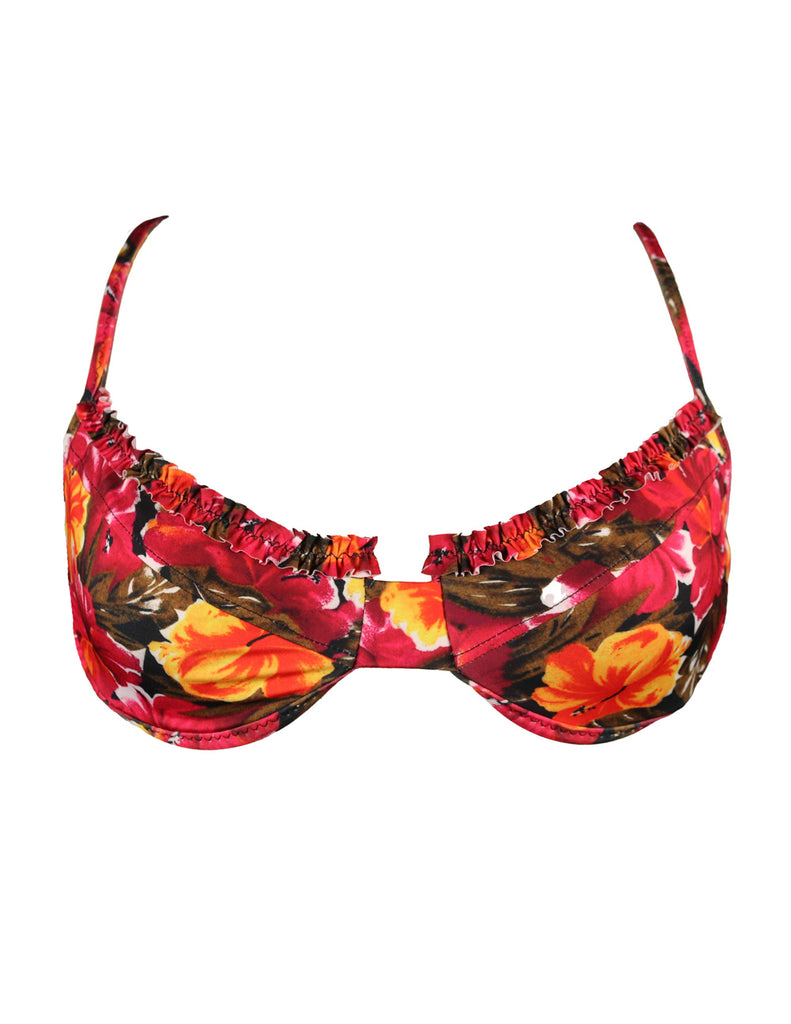 'Florence' Ruffled Up Underwire Top
