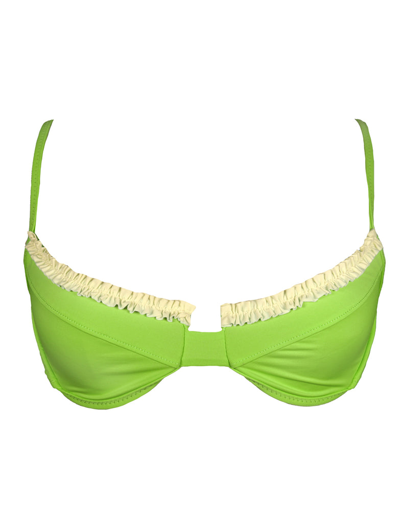 'Sweetpea' Ruffled Up Underwire Top