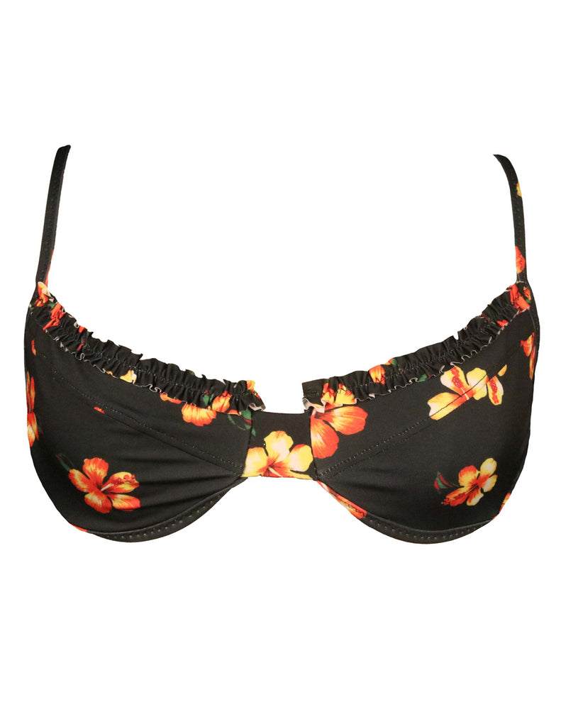 'Miss Hawaii' Ruffled Up Underwire Top